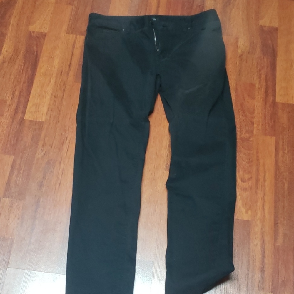 Hugo boss slim straight black pants
